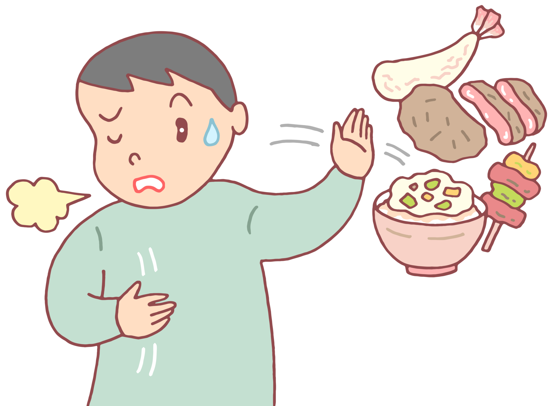 【イラスト】食欲不振